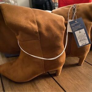 Brown Suede WC Tall Boots